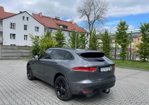 Jaguar F-Pace cena 95700 przebieg: 162000, rok produkcji 2017 z Zabrze małe 379